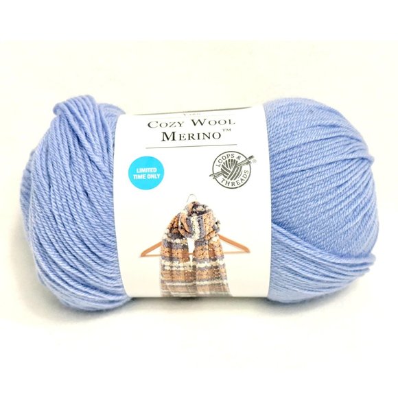 Cozy Wool Merino Yarn Skeins by Loops & Threads - Four Color Lot - Picture 7 of 10